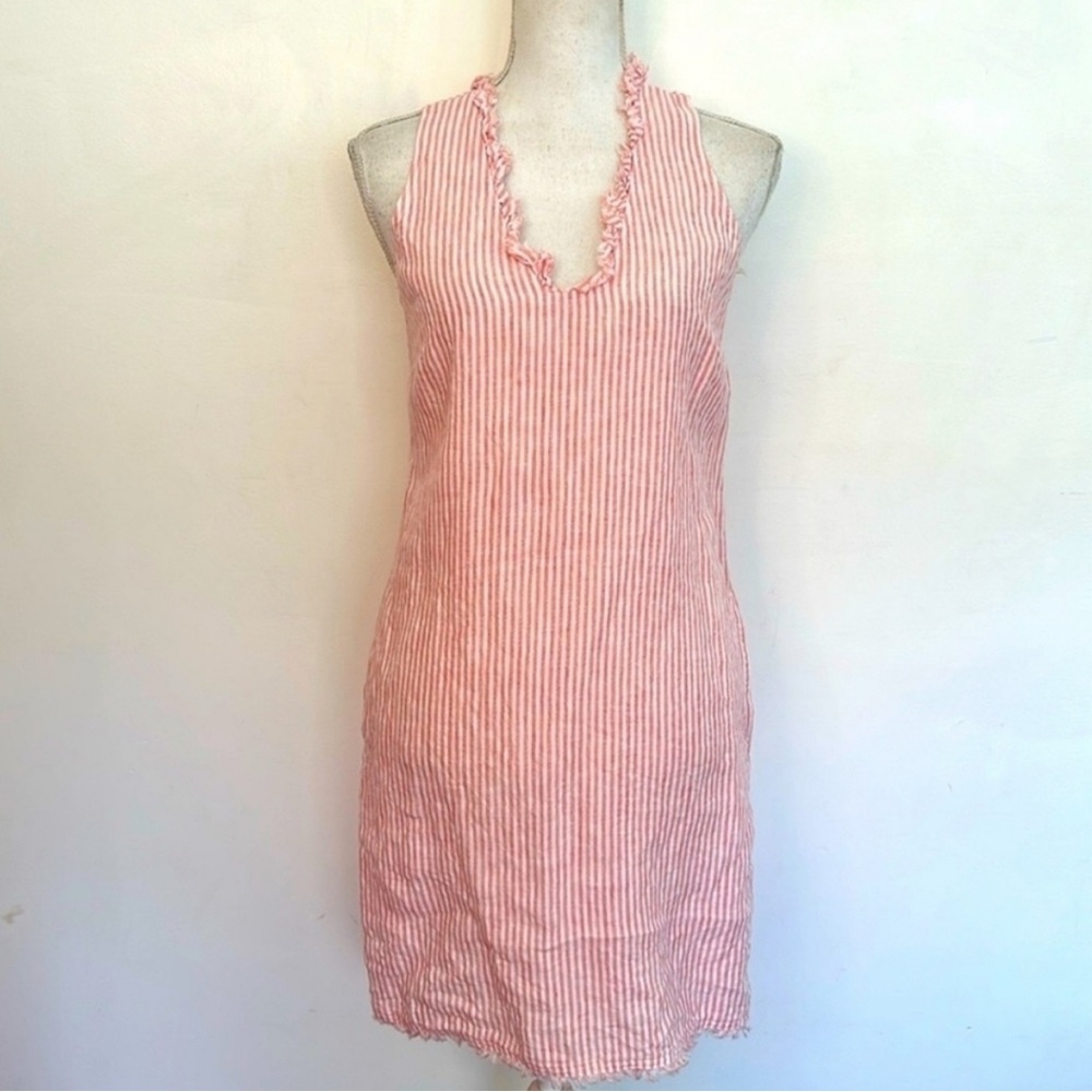 Tommy Bahama Mini Cabana Stripe Shift dress - Large - Pink stripe